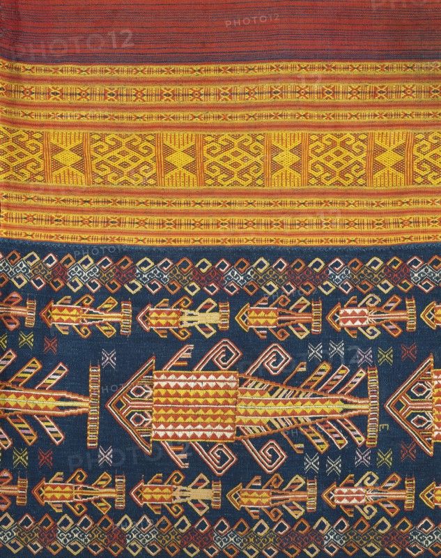 Détail d'une robe traditionnelle indonésienne