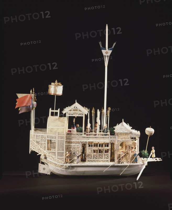 Maquette de bateau réalisée pour le secteur maritime d'exportation chinois