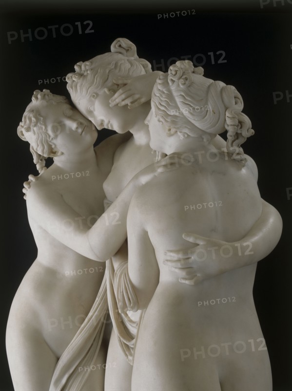 Canova, Les Trois Grâces (détail)