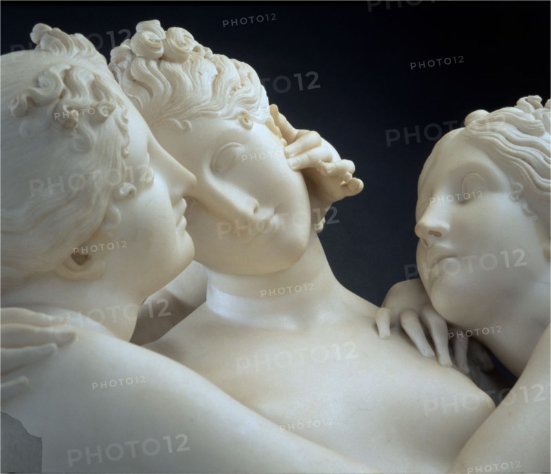 Canova, Les Trois Grâces (détail)
