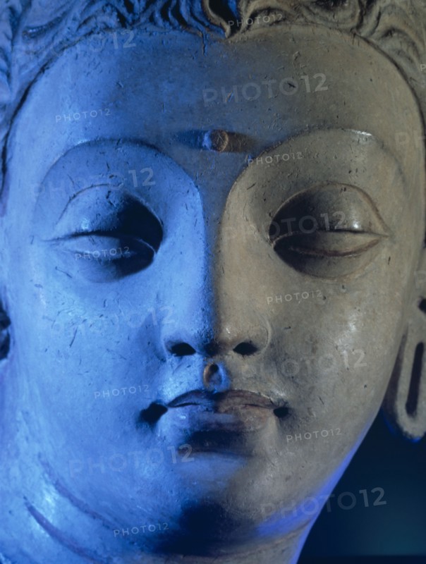 Tête de bouddha (détail)