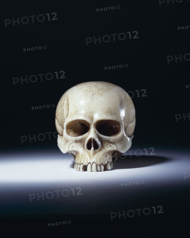 Netsuke en forme de crâne
