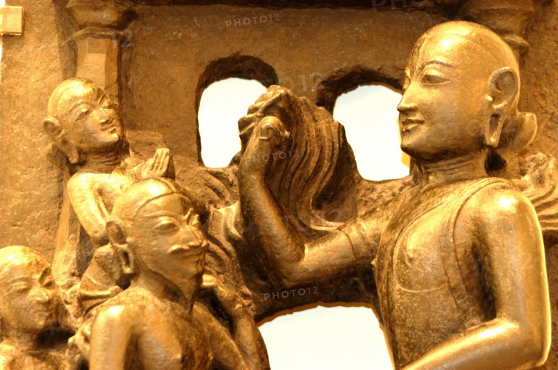 Le roi Narasimhadera et son conseiller spirituel