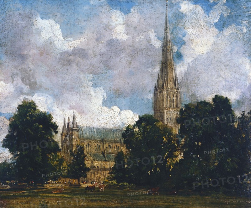 Constable, La cathédrale de Salisbury, vue du sud-ouest