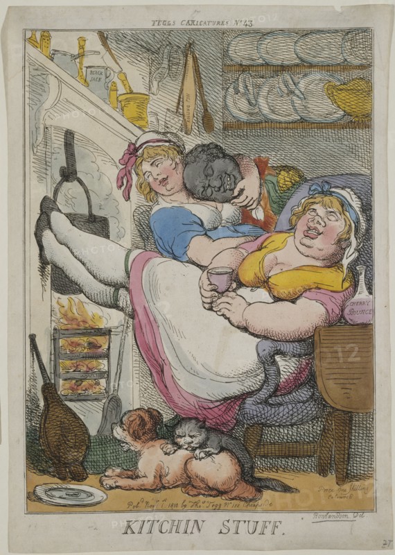 Rowlandson, Scène de cuisine