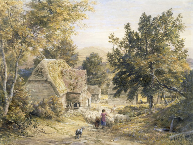 Palmer, Basse-cour près de Princes Risborough