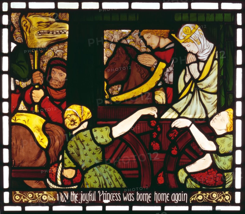 Rossetti, La Légende de Saint Georges