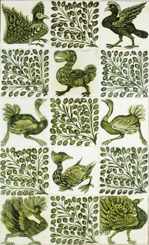 De Morgan, Oiseaux et feuilles