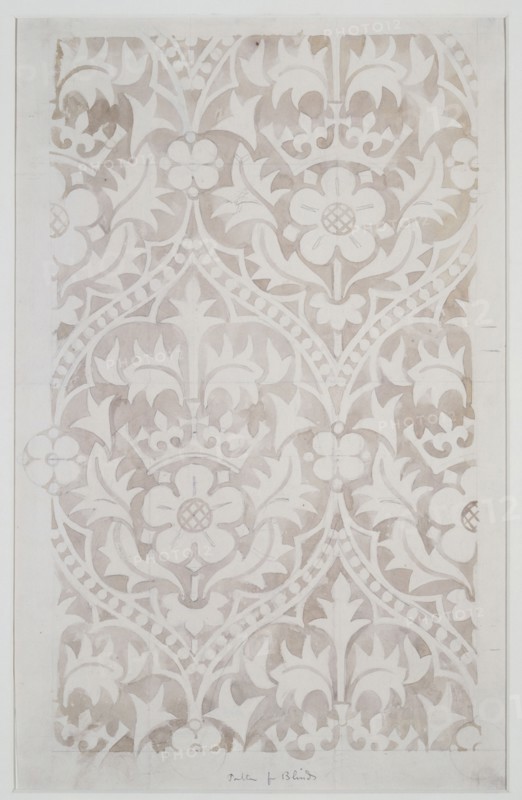 Pugin, Motif pour un paravent