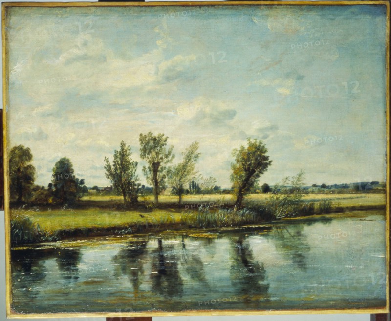 Constable, Les Prés inondables, près de Salisbury