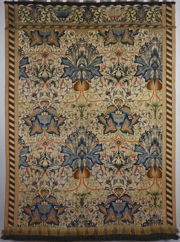 Morris, Rideau brodé à motif d'artichaut