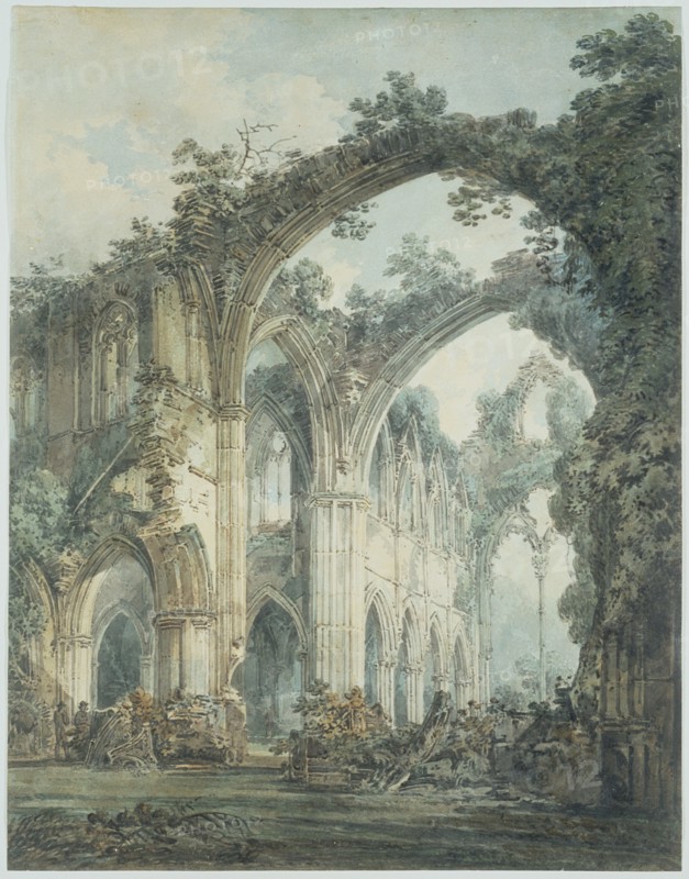 Turner, Transept de l'abbaye de Tintern