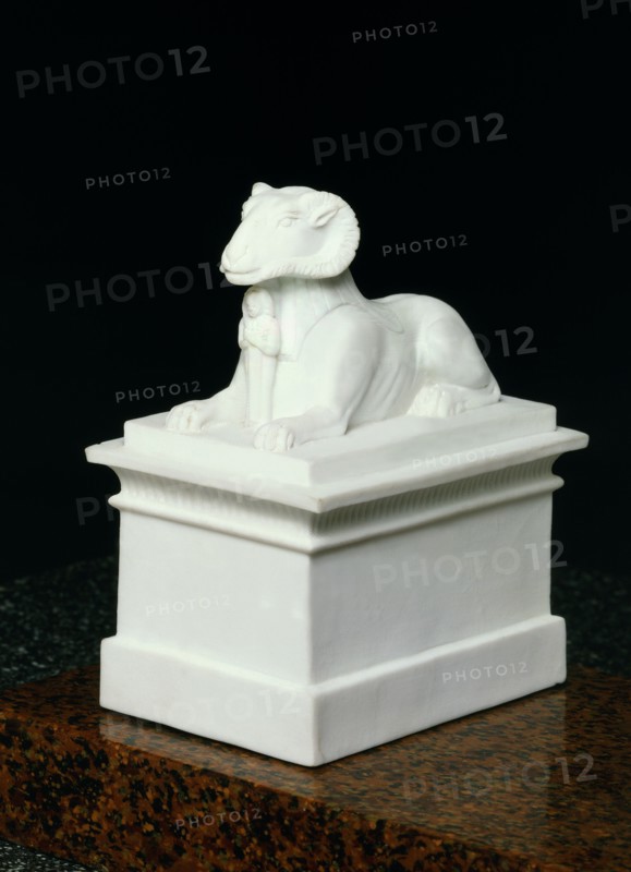 Manufacture de Sèvres, Figure de bélier du service egyptien