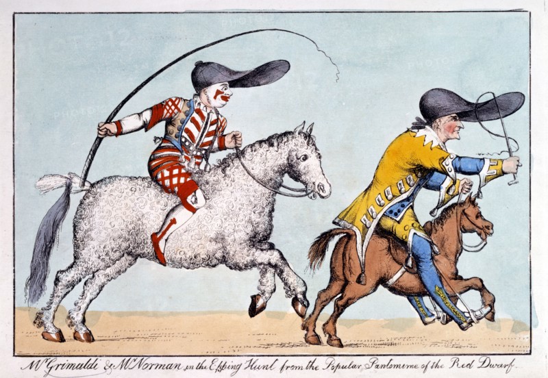 Norman, Grimaldi et M. Norman à la chasse à Epping