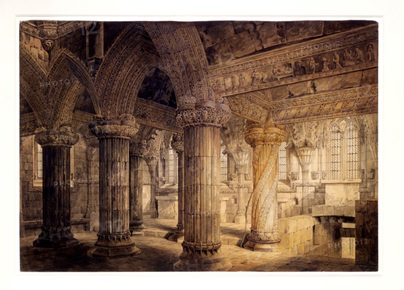Shepherd, Le Pilier de l'Apprenti à la Rosslyn Chapel