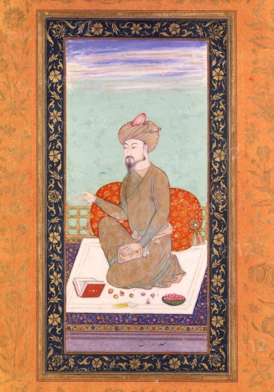 L'Empereur moghol Bâbur, Inde