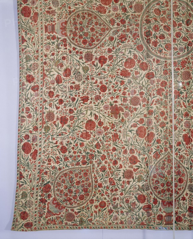 Palampore indien, 18e siècle