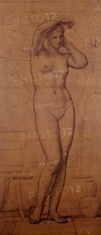 Moore, Etude d'une silhouette de femme, Vénus