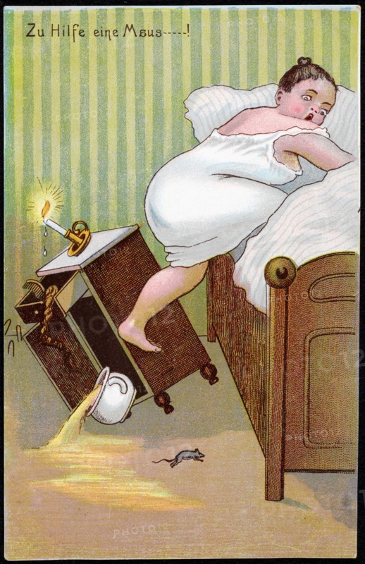 Au secours ! Une souris...!