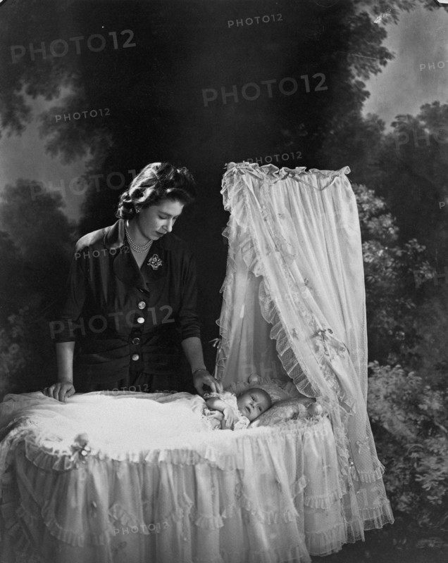 La princesse Elisabeth et son fils le prince Charles