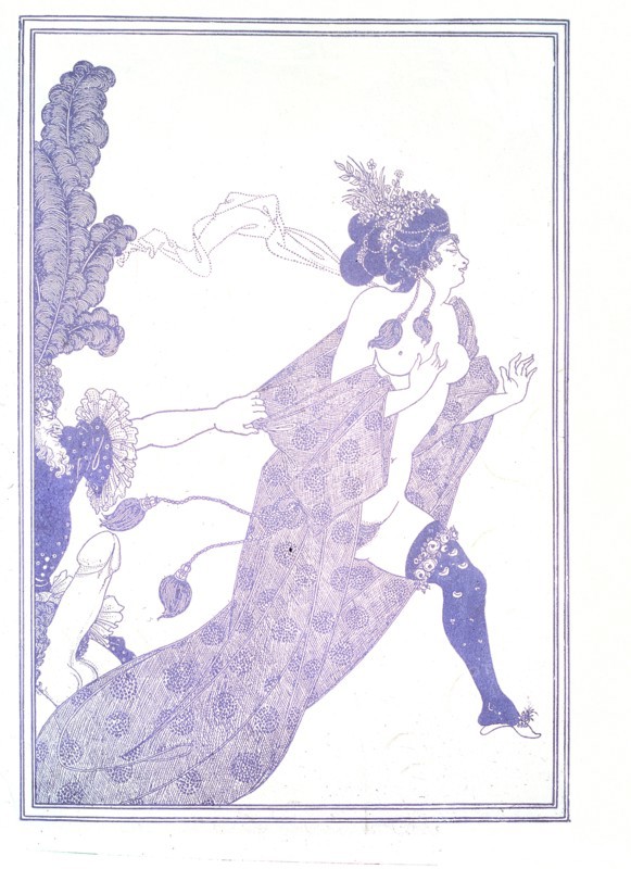 Beardsley, Cinésias priant Myrrihine de faire l'amour