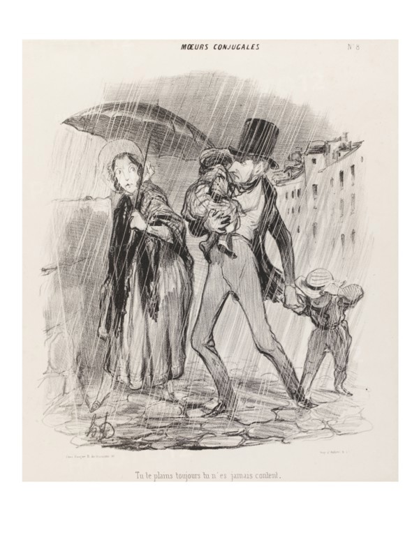 Daumier, Tu Te Plains Toujours, Tu N'es Jamais Content