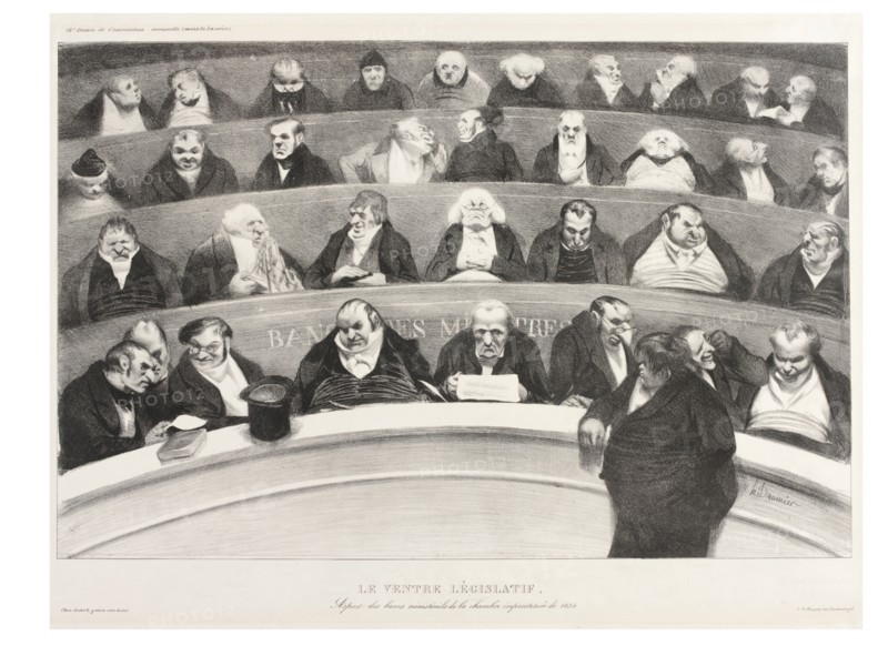 Daumier, Le Ventre Legislatif