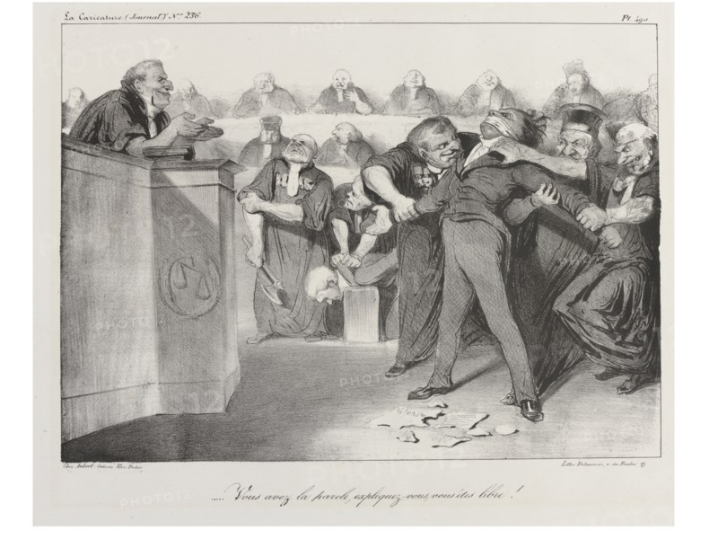 Daumier, Vous Avez la Parole, Expliquez-vous, Vous Etes Libre !