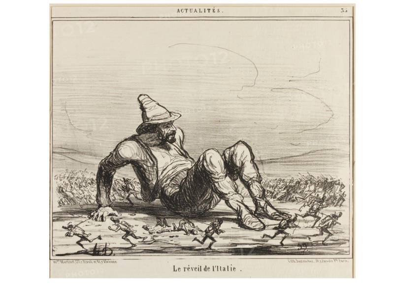 Daumier, Le Réveil de L'Italie