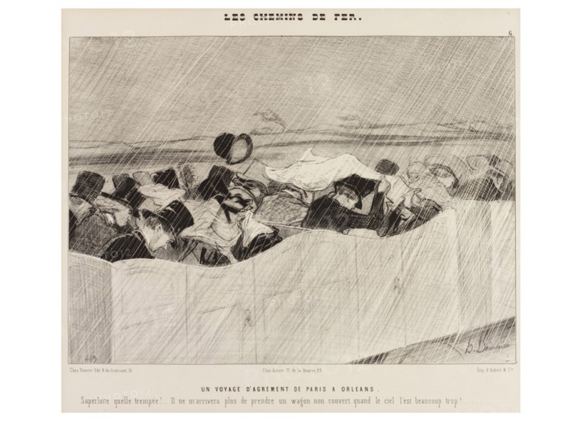 Daumier, Un Voyage d'agrément de Paris a Orléans