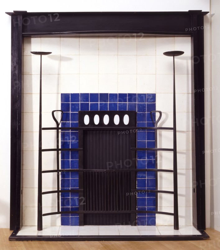 Mackintosh, Grille de foyer du Salon de Thé Willow