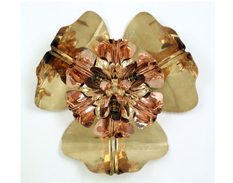 Electric ceiling light fitting, by William Arthur Smith Benson. England, early 20th century