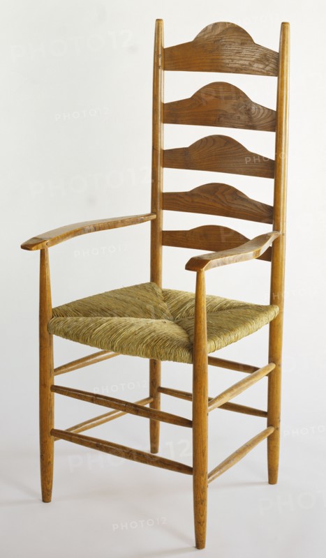 Gimson, Chaise avec dossier à échelle