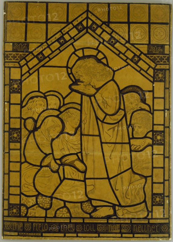 Rossetti, Le Christ instruisant le peuple