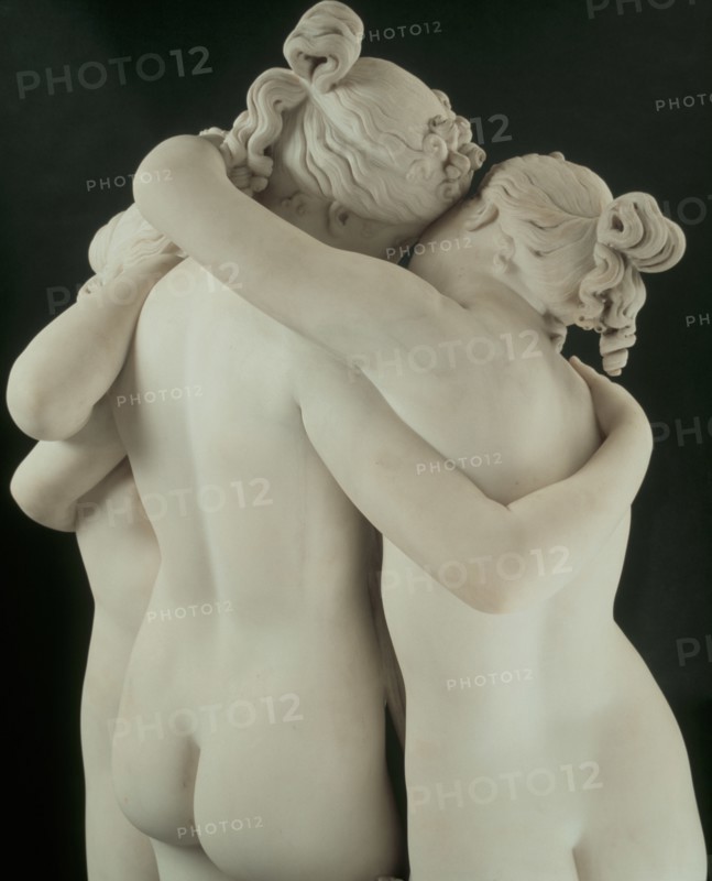 Canova, Les Trois Grâces (détail)