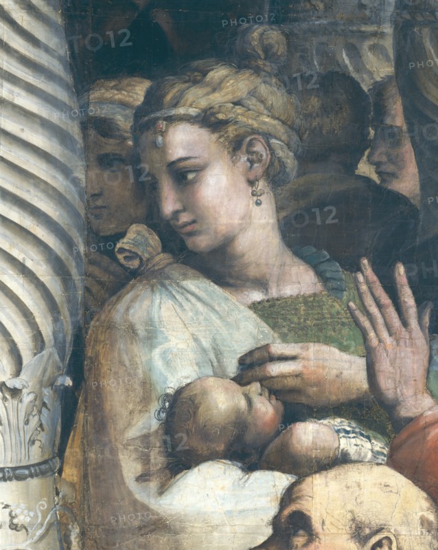 Raphaël, La Guérison du Boiteux (détail)