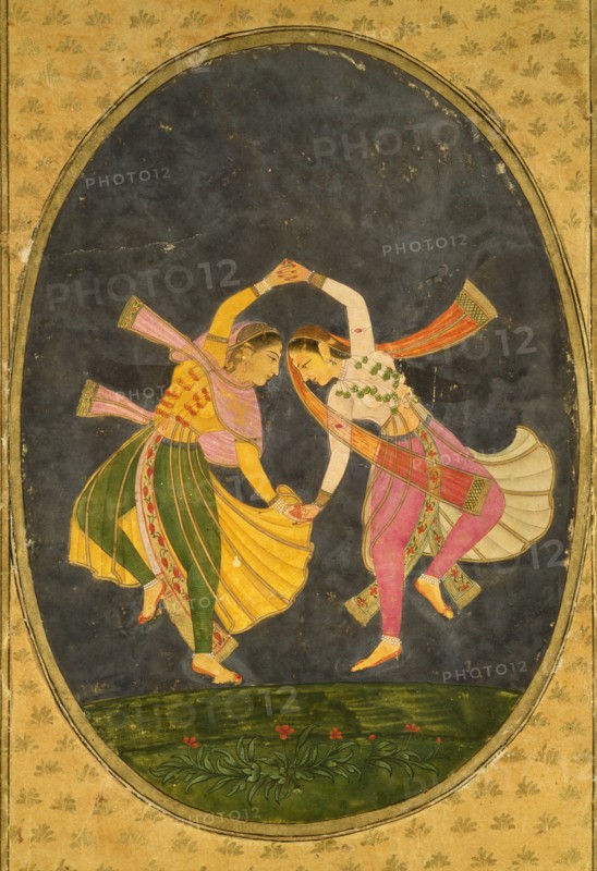 Hindoues dansant le kathak