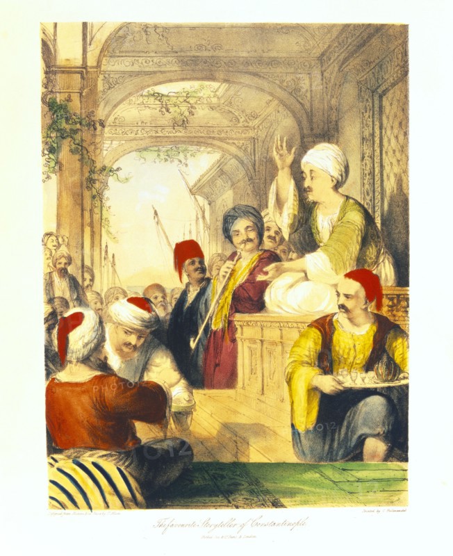 Allom, Le diseur de bonaventure de Constantinople