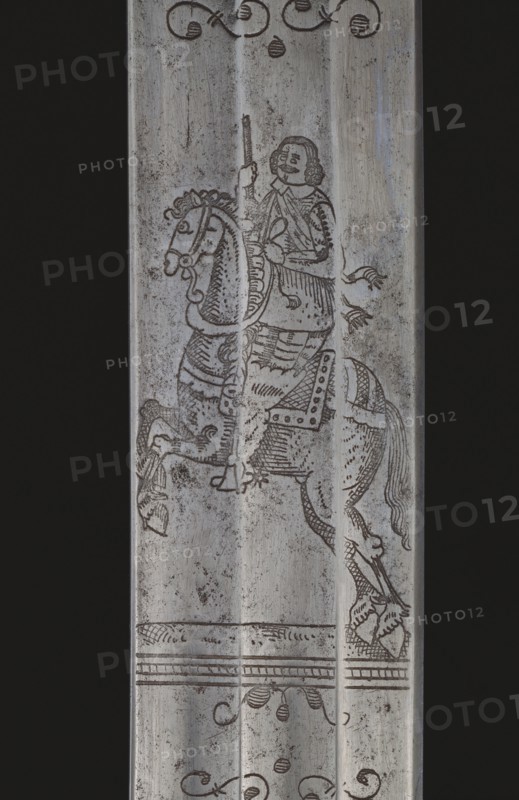 Epée gravée (détail), Allemagne