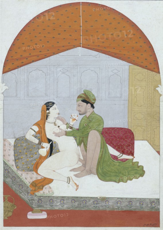Un Prince et sa maîtresse dans une position sexuelle