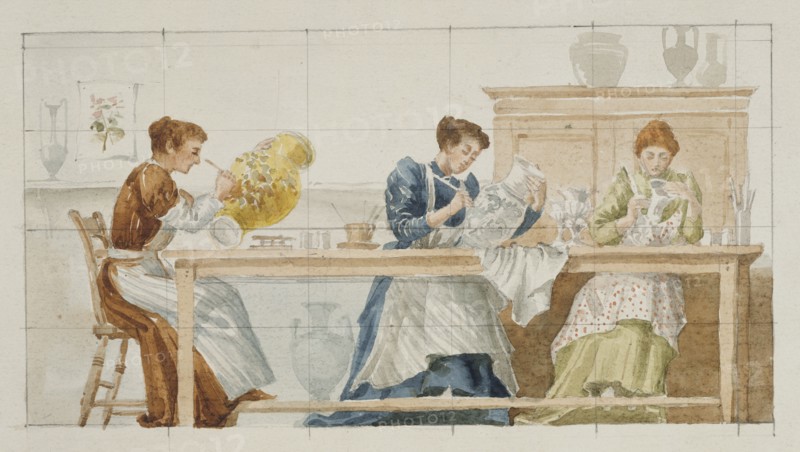 Rowe, Peindre des vases