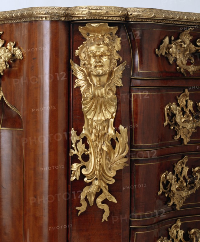Library Commode. Fonthill Splendens, Wiltshire, England, mid-18th century