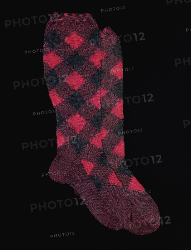 Pair of Children's Socks. London, England, mid-19th century
