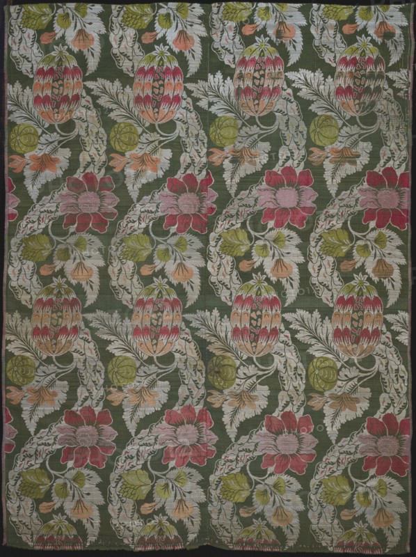 Dress Fabric. London, England, early 18th century
