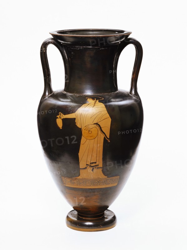 Greek Amphora, by the Nikon Painter. Attica, Greece, mid-5th century BC