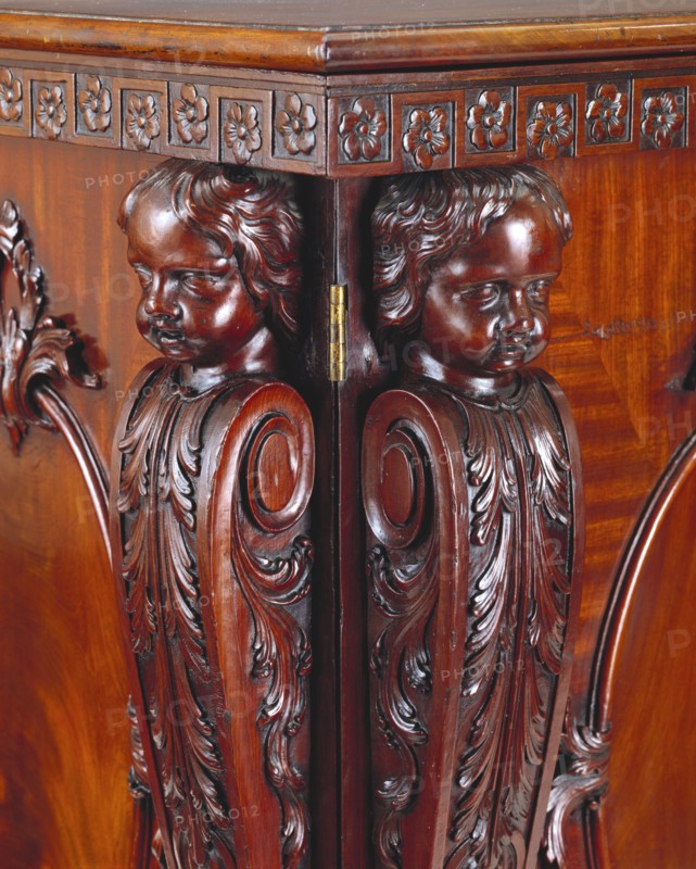 Commode, by William Hallett. England, mid-18th century