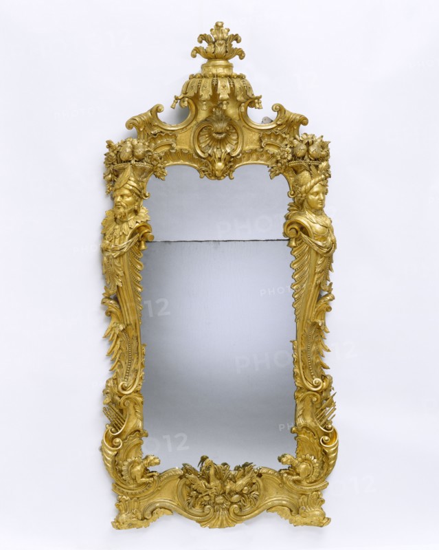 Mirror, by Matthias Lock. England, mid-18th century