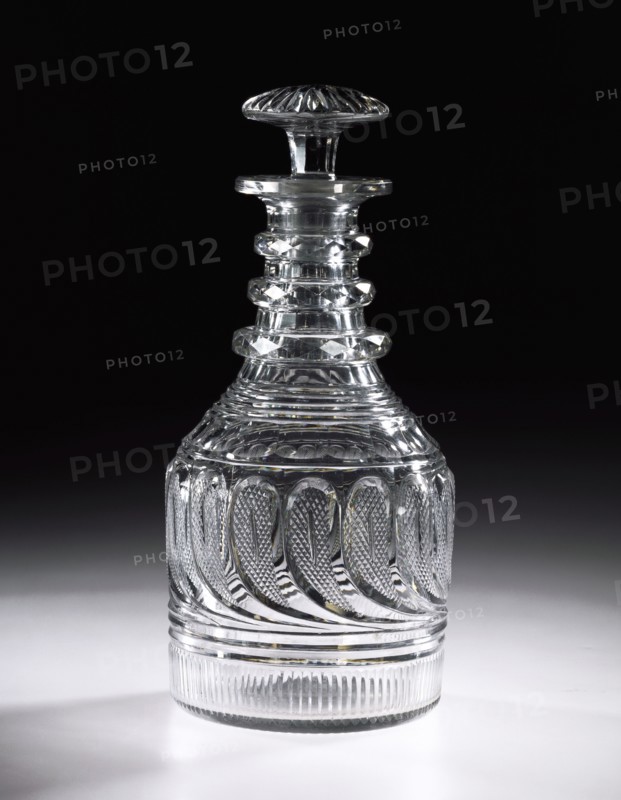 Decanter and Stopper. England, 19th century