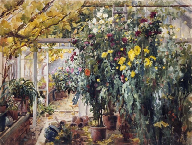 Dawson, Jardin d'hiver à Renishaw