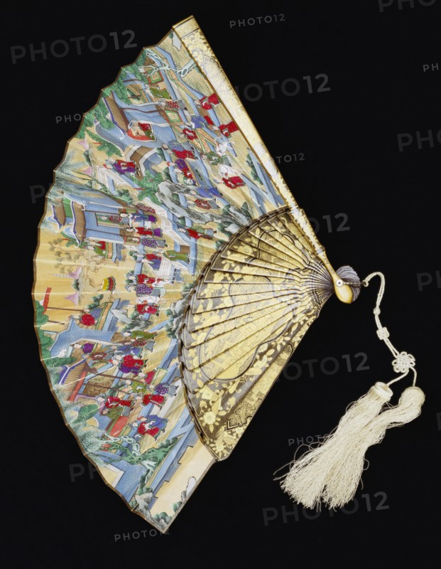 Fan. Guangdong, China, mid-19th century